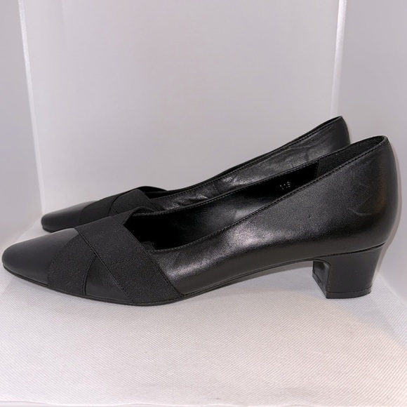 Van Eli Classic Black Crisscross Pumps Size 11S - NWOT - Picture 5 of 12